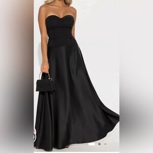 Elegant Black Women's Gown